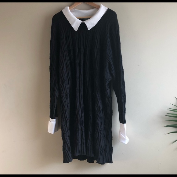 Black sweater dress - Picture 1 of 3
